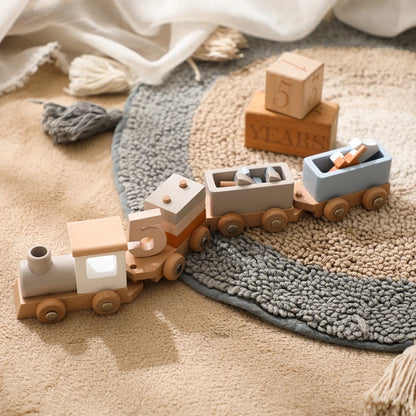 Montessori Birthday Number Train