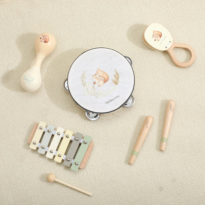 Montessori Wooden Musical Instruments Set 2+ Years