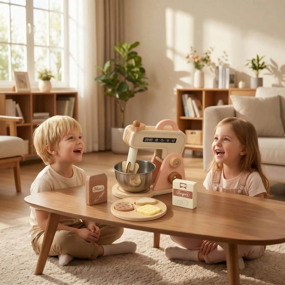 Montessori Wooden Baking Mixer Set