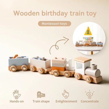 Montessori Birthday Number Train