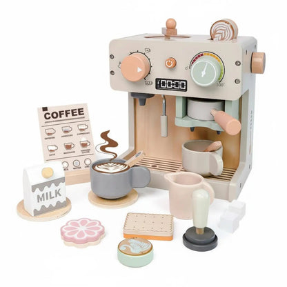 Montessori Wooden Coffee Maker Set