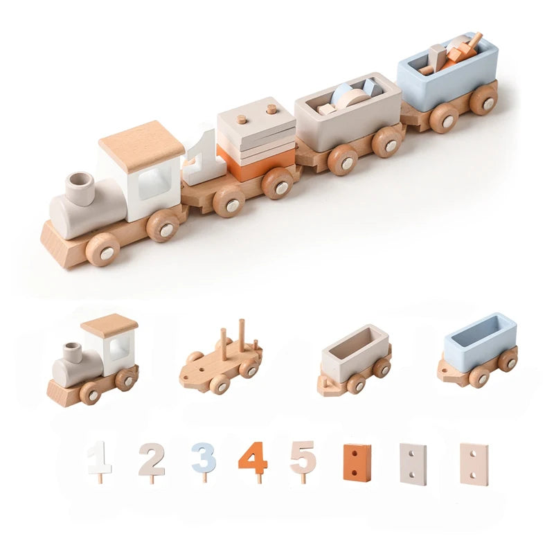 Montessori Birthday Number Train