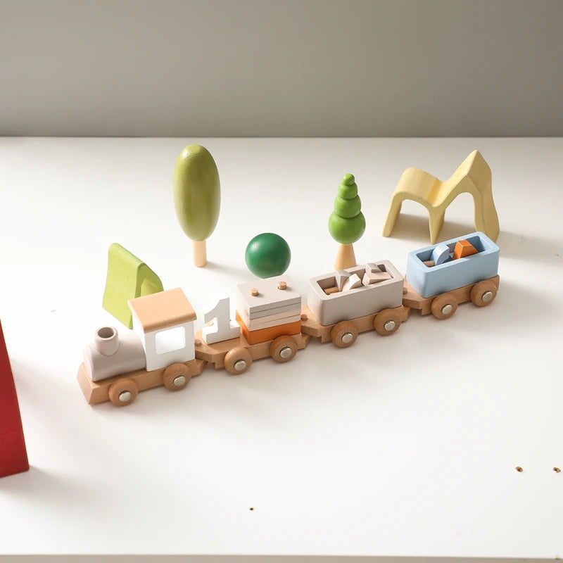 Montessori Birthday Number Train
