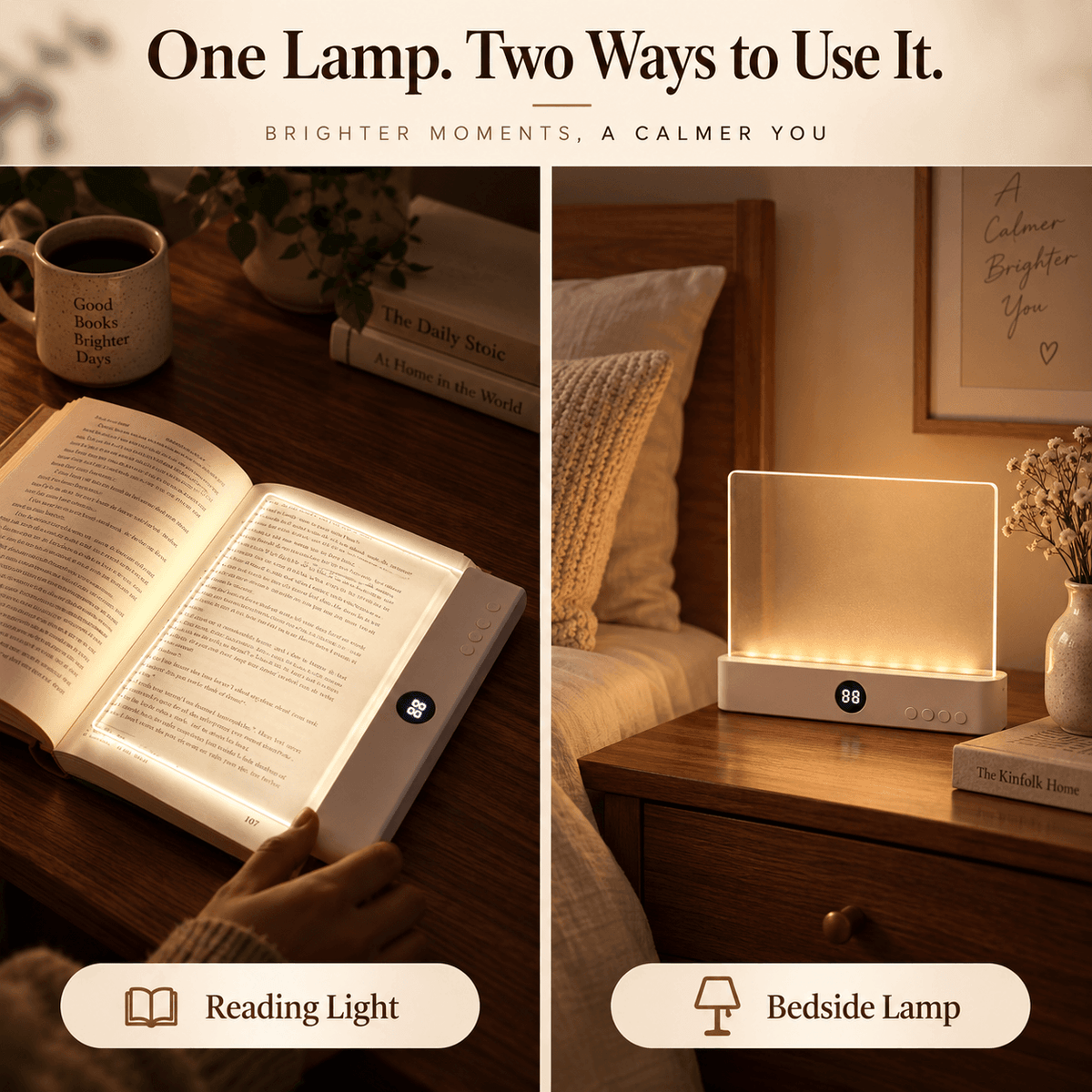 Adjustable Brightness Reading Lamp - BOOKLED