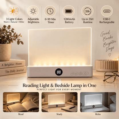 Adjustable Brightness Reading Lamp - BOOKLED