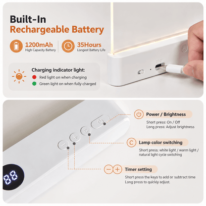 Adjustable Brightness Reading Lamp - BOOKLED