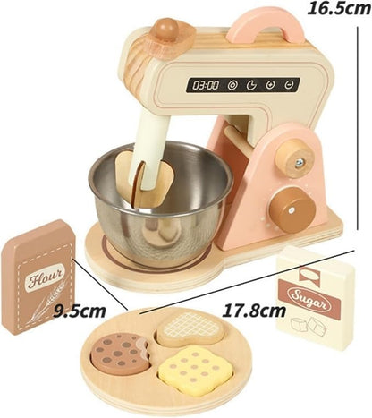 Montessori Wooden Baking Mixer Set