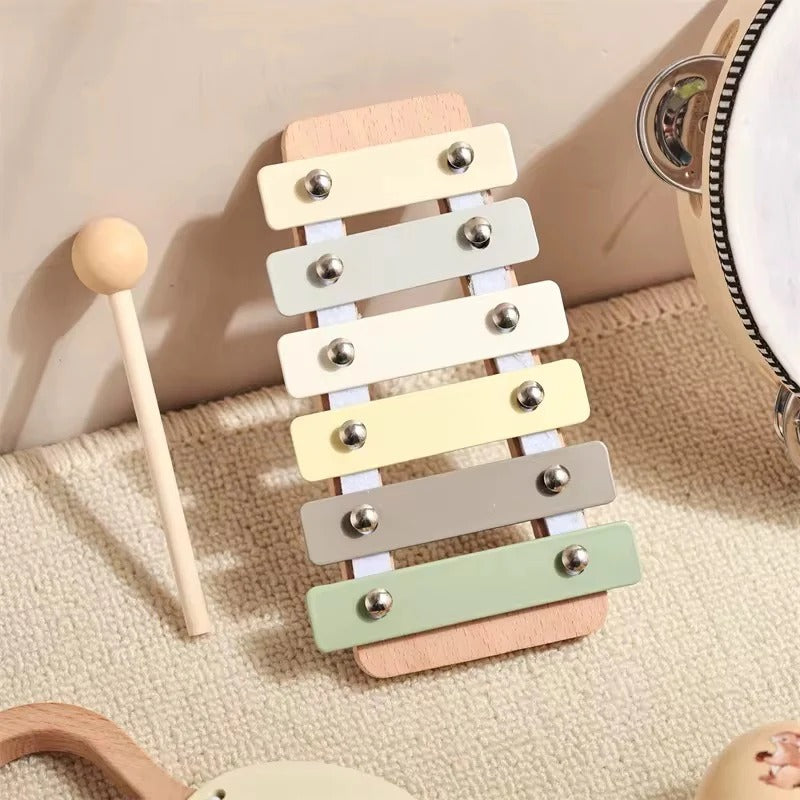Montessori Wooden Musical Instruments Set 2+ Years