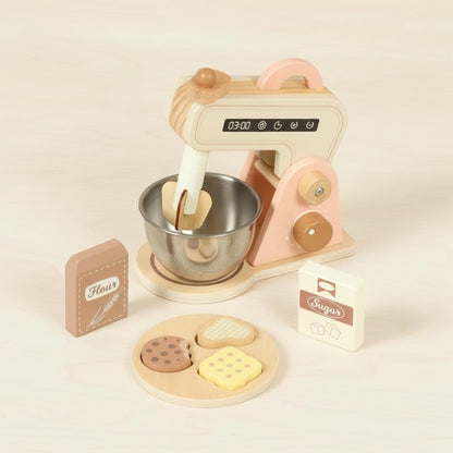 Montessori Wooden Baking Mixer Set